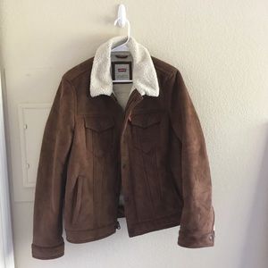 Levi’s Suede Trucker Jacket